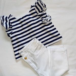 Janie and Jack ruffle sleeve top